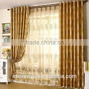 custom embroiderey sheer bedroom curtain 2015 new design luxury embroidered curtain