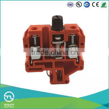 UTL Buy Chinese Products Online Industrial Distribution 3-Way Fuse Terminal Block 0.5-6mm 800V 24-10AWG