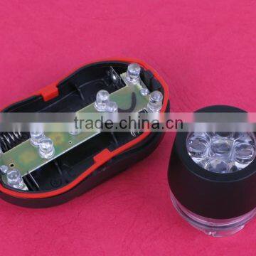 YT-M09-3 LED Bicycle Light Set 5LED Front White Light and 9LED Rear Red Light