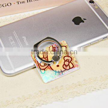 Samco Holographic Blue Light Cute Kitty 360 Degree Rotation Mobile Phone Grip Ring Holder for Smartphones photo-5