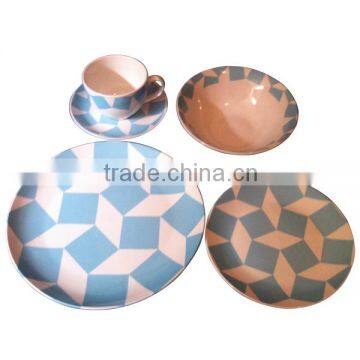 20pcs porcelain printing dinner set