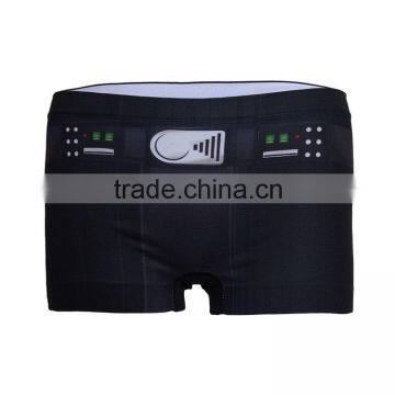 Black Polyester Printed Pants photo-3