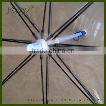 Clear Umbrella With Led Light Glow in Rain, Transparent Lightsabre Umbrellas