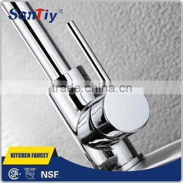Polished Chrome ABS Plastic Vessel Sink Tap photo-4