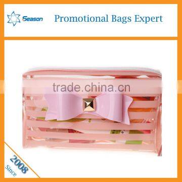 Clear pvc bag zipper pvc bag transparent cosmetic bag