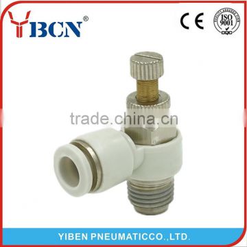 SL Pneumatic Pipe Tube Fittings 1/8'' to 8mm Pneumatic Fitting One Touch Tube Speed Controller