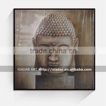 3d buddha face canvas oil painting for bedroom and hotel shu119