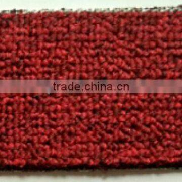 red loop pile machine woven hand tufted carpet area rug with 3mm pile height