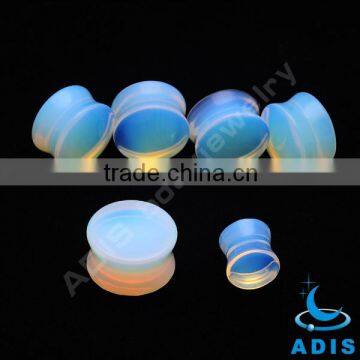 charming transparent wholesale natural stone piercings plug