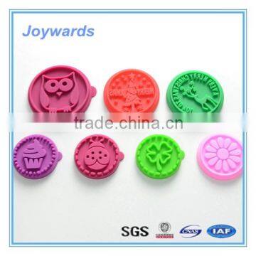 FDA Popular Silicone Decorative Rubber Stamp photo-3