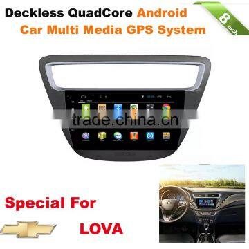 Whole sale 9 inch quad cord android multimedia car radio mp3 dvd player for Chevrolet LOVA with 3g wif bt mirror link