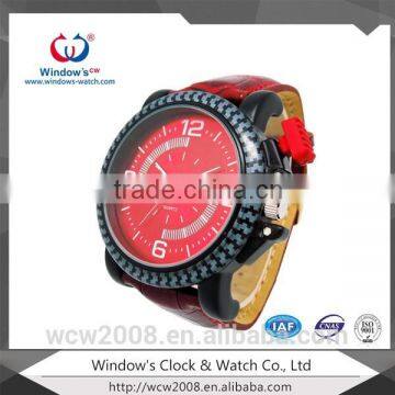 Shenzhen Watch Factory Leather Wrist Watch Men