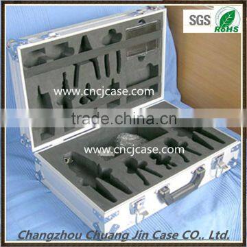 High-grade aluminum tool box with customizable EVA model