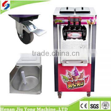 CE Approve Commercial Soft Ice Cream Machine With 3 Flavor photo-5