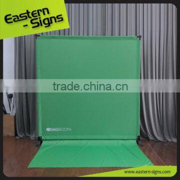 Adjustable Muslin Green Portable pop up photography backdrop                        
                                                Quality Choice