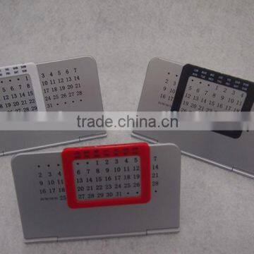 HEYU Metal Aluminum Table Calendar for promotion