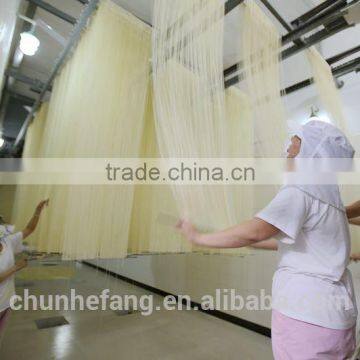 Traditional Chinese hand made air dried instant tube noodle in delicious taste