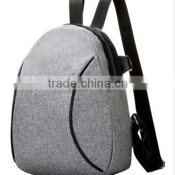 Kind workmanship grey nylon special shape backpack Since 1997