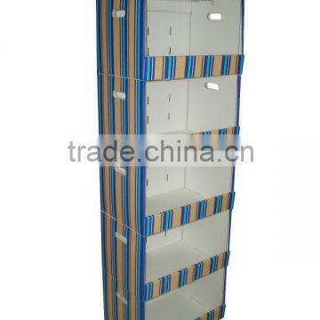 New Arrival Design Paper Dispaly Racks,5 Tier Corrugated Carboard Display Stand photo-4