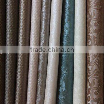 2016 New Design PVC synthetic leather for home upholstery usage ,popular use in living room .bedroom ,hotel