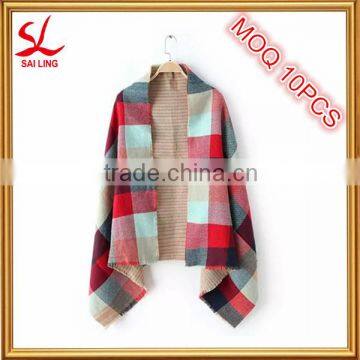 Wholesale Fashion Lady Shawl Cashmere Poncho Pashmina Scarf for Women 2016
