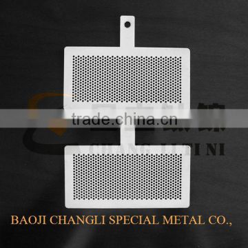 baoji changli best quality platinized titanium mesh anode for treatment