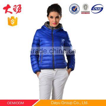 OEM Top Quality Winter Casual Hooded Thick Padded Jacket Zipper Slim Outwear Coat woman Winter Padded Jacket