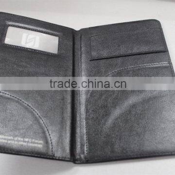 Dongguan Factory Direct High Quality Delicate Custom Leather Passport Holder With Multi-function Pocket and Custom Logo photo-3