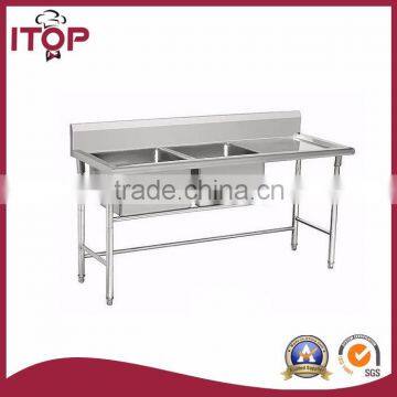 assembly Double Sink with Table