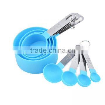 Kitchen Gadget Plastic Measuring Cup And Spoon Set Of Measuring Tools