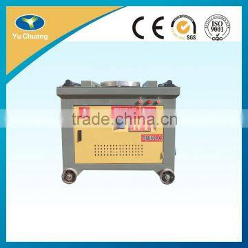 Numerical control GW50C steel rebar bending machine.