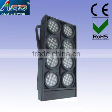 8 eyes 96*3w RGBW/A led stage blinder light,led stage wall washer,led stage blinder light