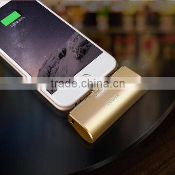 Shenzhen factory 2600mAh Wireless Mini tail plug power bank External Portable Battery Power Bank Charger For iPhone and Samsung