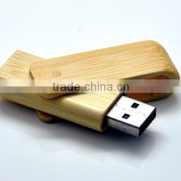 swivel wood usb memory stick. with custom logo