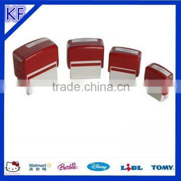 custom high quality office handle paid rubber stamp