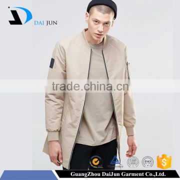 Guangzhou OEM windproof man with zip khaki 100% polyester bulk wholesale jacket