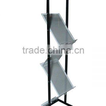 metal magazine book display stand HSX-237 metal hook display stands