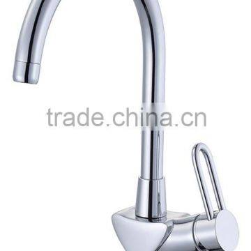 High Quality Taiwan made simple zinc kitchen basin mixer faucet