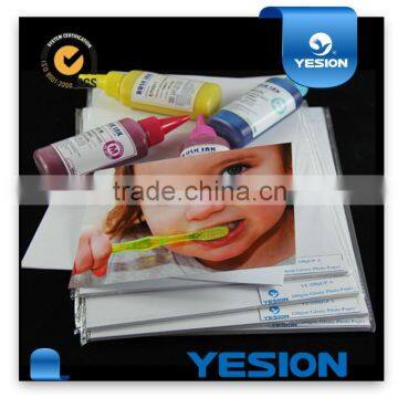 Wholesale double side glossy photopaper with yesion black logo