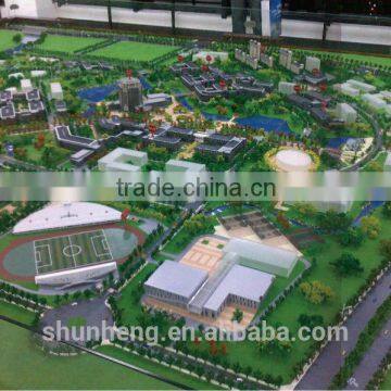 1/300 scale physic Shanghai Ocean University planning model