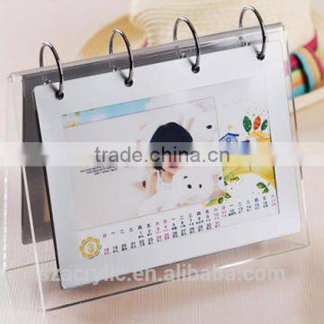 2016 Acrylic table clocks calendar