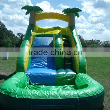 Outdoor High Quantity Inglatable Palm Tree Water Slide for Sale, Cheap Inflatable Gaint Slide photo-2
