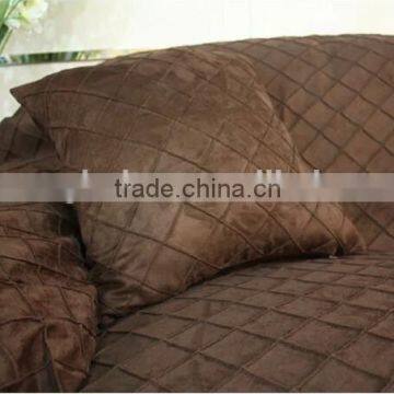 Wholesale 100% Polyester Solid Dyed Faux Suede Fabric for Sofa/cushion photo-2