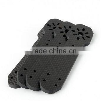 4pcs/lot QV250 DIY Thickness Carbon Fiber Frame Arm Replacement photo-2