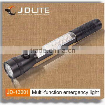 Aluminum Multi-functional car emergency led light with magnet protable Vehicle Emergency Flashlight warning work light