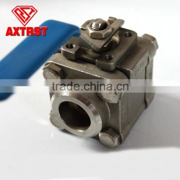 3pc floating high pressure Superior quality ball valve