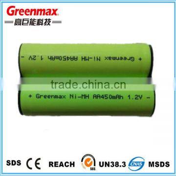 High quality good price aa 450mah battery pack