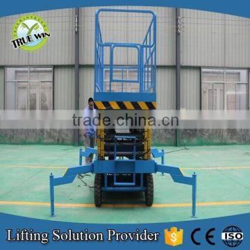 11m mobile hydraulic drive motor scissor lift