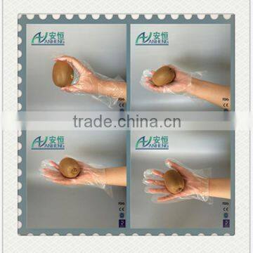 protective polyethylene glove food grade glove disposable food handling glove