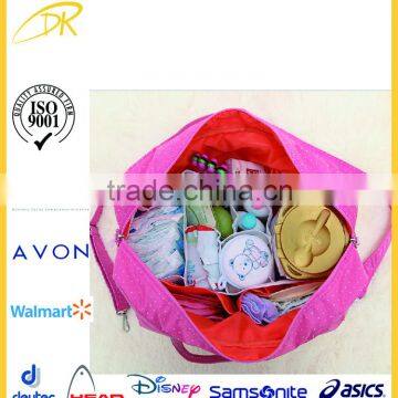 2016 China Factory Travel Mommy Baby Carry Bag, Custom Fashion Diper Bag